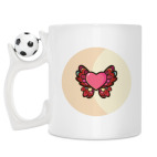 Кружка с футбольным мячиком