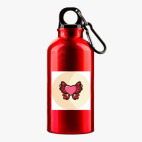 Металлическая бутылка 400 мл UV-DTF