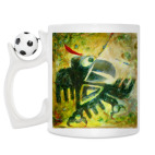 Кружка с футбольным мячиком