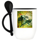 Кружка с ложкой