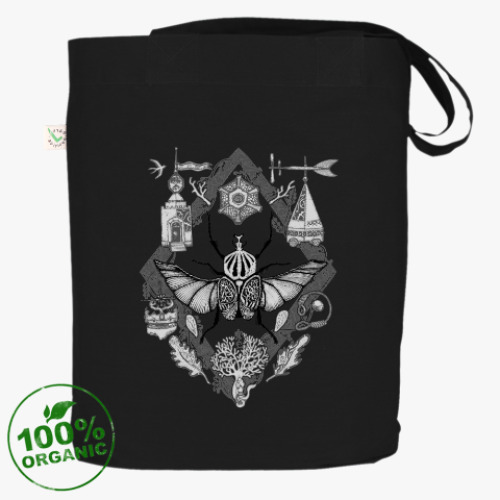 Сумка шоппер с принтом Goliath