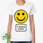 Женская футболка органик