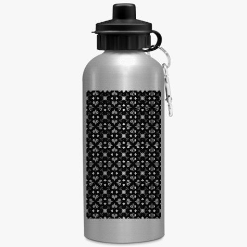 Бутылка с карабином (500 мл) с принтом Vajra