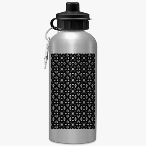 Бутылка с карабином (500 мл) с принтом Vajra