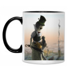 Кружка двухцветная