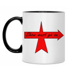 Кружка двухцветная