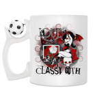 Кружка с футбольным мячиком