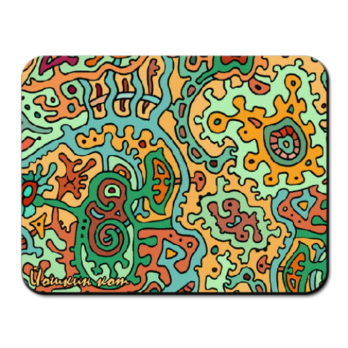 Коврик для мыши с принтом Йошкин орнамент