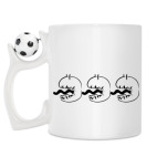 Кружка с футбольным мячиком