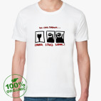 Мужская футболка органик