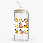 Банка с бамбуковой крышкой