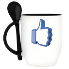 Кружка с ложкой