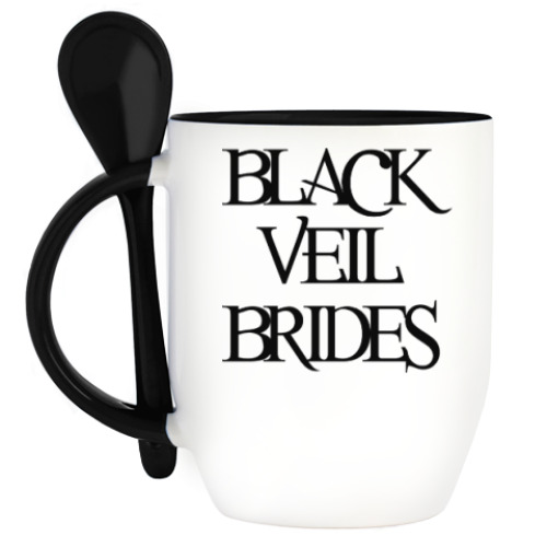 Кружка с ложкой Black Veil Brides