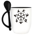 Кружка с ложкой