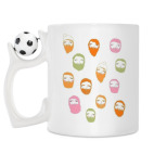 Кружка с футбольным мячиком