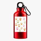 Металлическая бутылка 400 мл UV-DTF