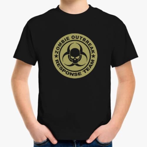 Детская футболка Zombie outbreak response team