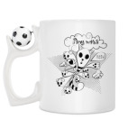 Кружка с футбольным мячиком