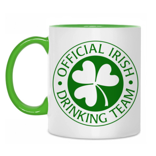 Кружка с принтом Official Irish Drinking Team