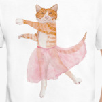 Балетный кот, акварель