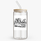 Банка с бамбуковой крышкой