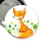 Лисенок в клеверах