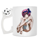 Кружка с футбольным мячиком