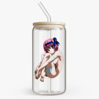 Банка с бамбуковой крышкой