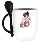 Кружка с ложкой