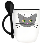 Кружка с ложкой