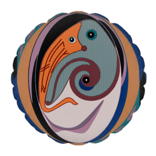 Подушка с принтом Имя Олег