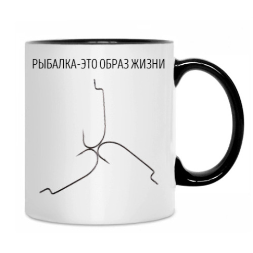 Кружка Рыбалка - это образ жизни