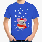 Мышь со снежинками