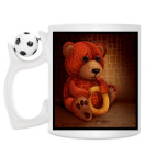 Кружка с футбольным мячиком