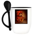 Кружка с ложкой