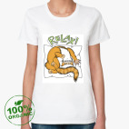 Женская футболка органик