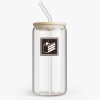 Банка с бамбуковой крышкой