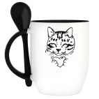 Кружка с ложкой