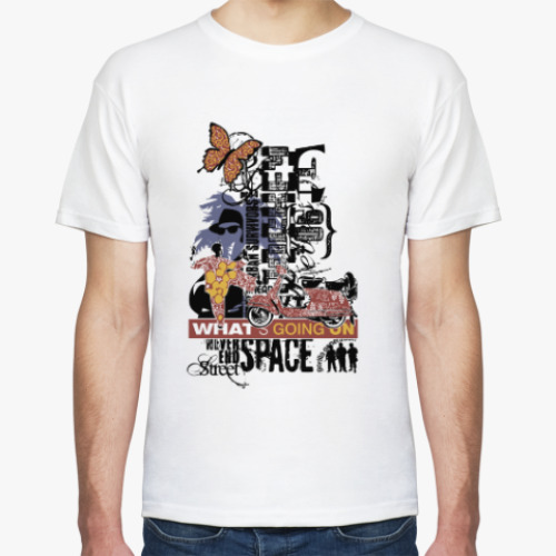 Футболка с принтом What's Going On?
