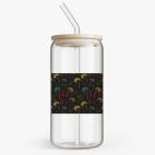 Банка с бамбуковой крышкой