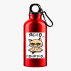 Металлическая бутылка 400 мл UV-DTF