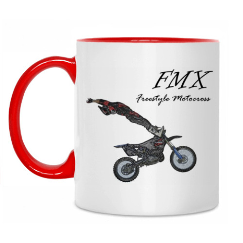 Кружка с принтом Мотофристайл