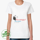 Женская футболка органик