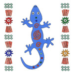 ящерица из Африки