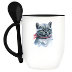 Кружка с ложкой