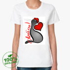 Женская футболка органик