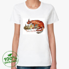 Женская футболка органик