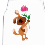 Пес Захар с цветком