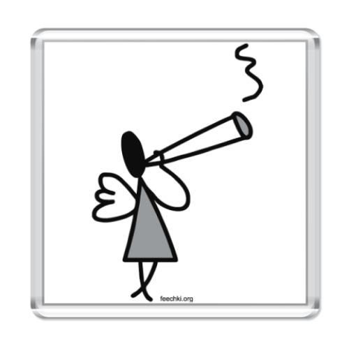 Магнит с принтом  'Феечка-дофенечка'