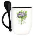 Кружка с ложкой